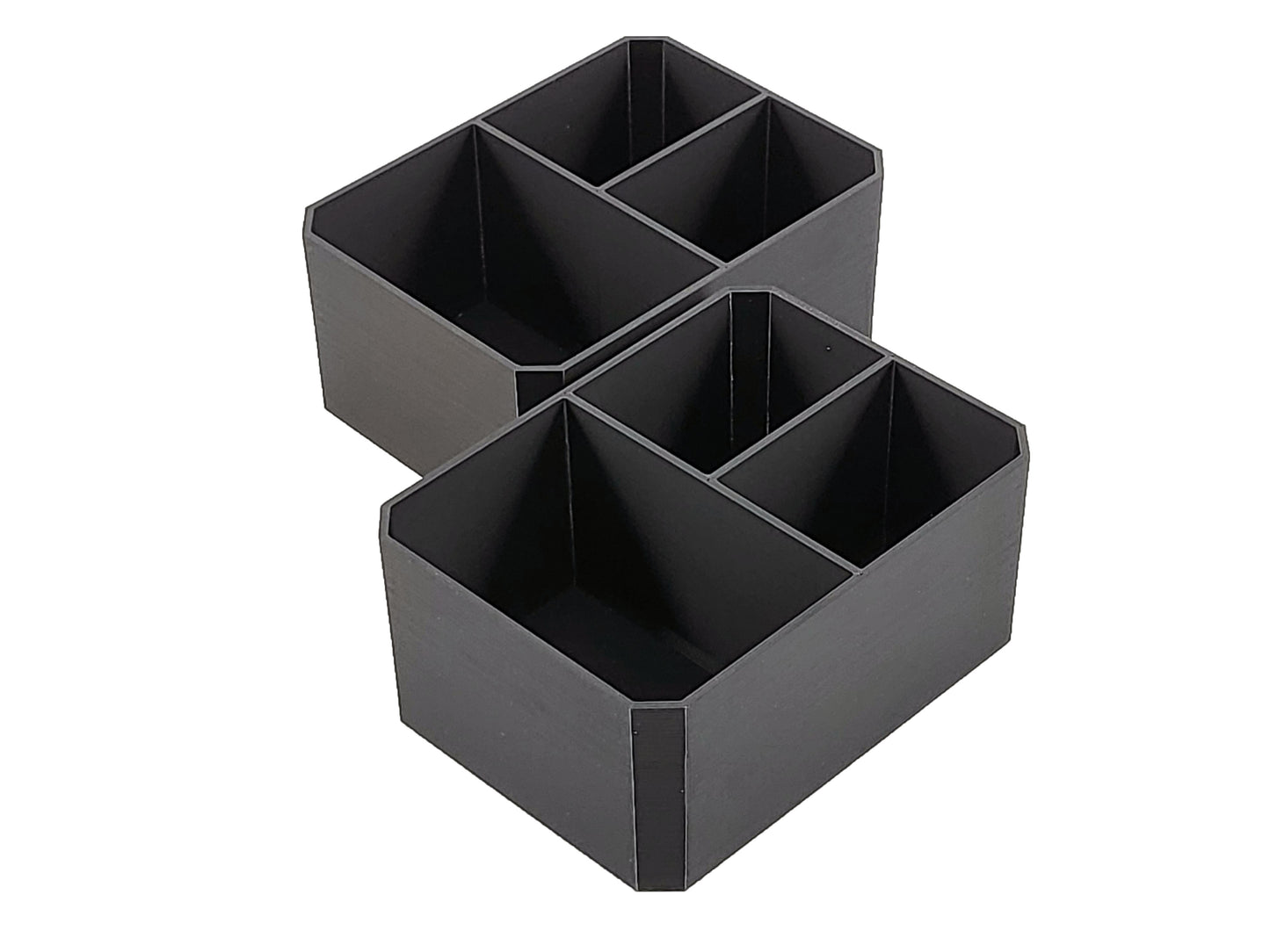 DeWalt Shallow Pro Organizer Compatible Small Nesting Bins - Black