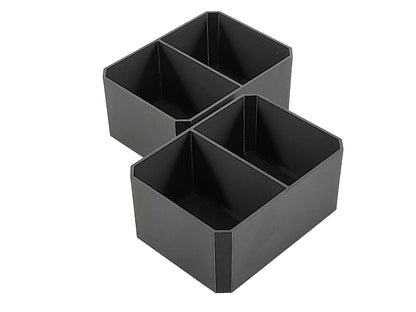 DeWalt Shallow Pro Organizer Compatible Small Nesting Bins - Black