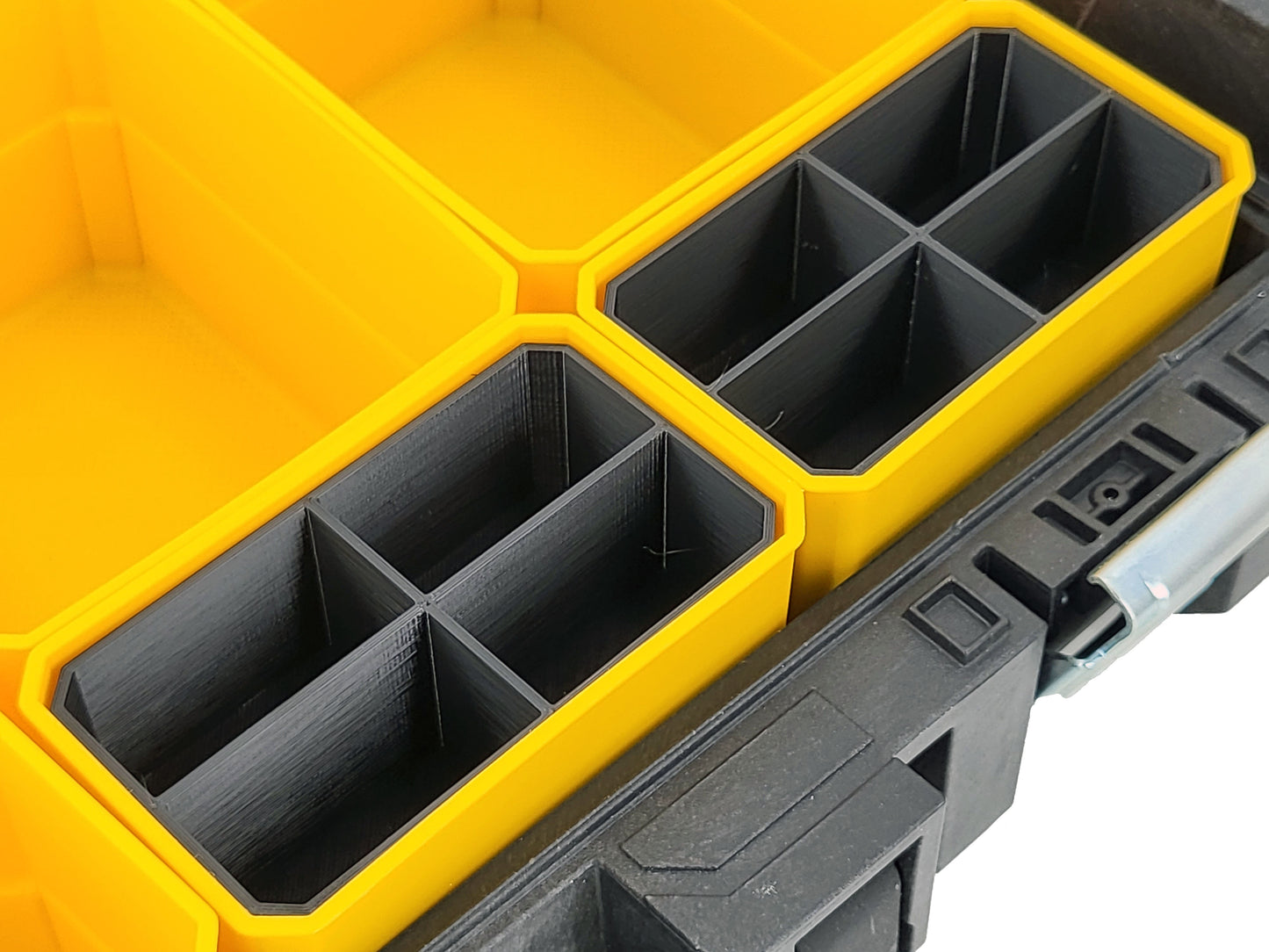 DeWalt ToughSystem 1.0 Organizer Compatible Small Nesting Bins - Black