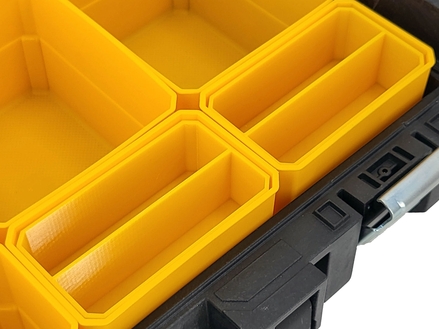 DeWalt ToughSystem 1.0 Organizer Compatible Small Nesting Bins - Yellow