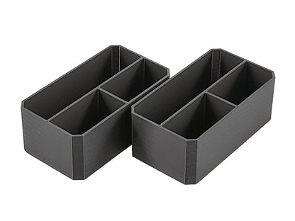 DeWalt ToughSystem 1.0 Organizer Compatible Small Nesting Bins - Black