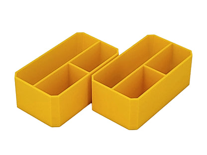 DeWalt ToughSystem 1.0 Organizer Compatible Small Nesting Bins - Yellow