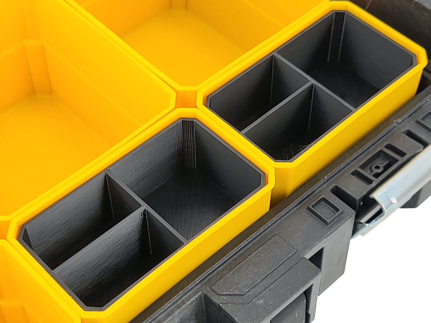 DeWalt ToughSystem 1.0 Organizer Compatible Small Nesting Bins - Black