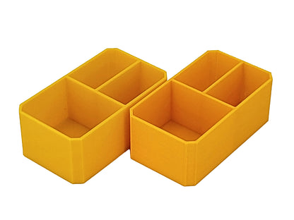 DeWalt ToughSystem 1.0 Organizer Compatible Small Nesting Bins - Yellow