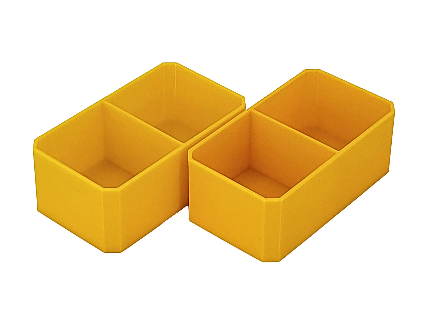 DeWalt ToughSystem 1.0 Organizer Compatible Small Nesting Bins - Yellow