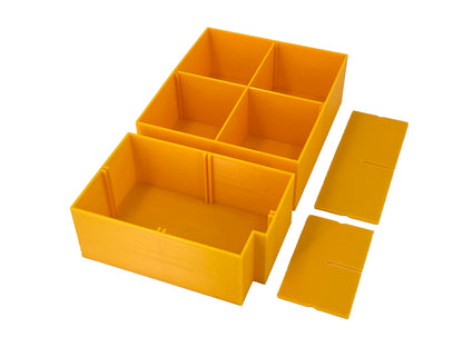 Dewalt ToughSystem 2.0 3-Drawer Tool Box Compatible Medium Nesting Bin Sets - Yellow