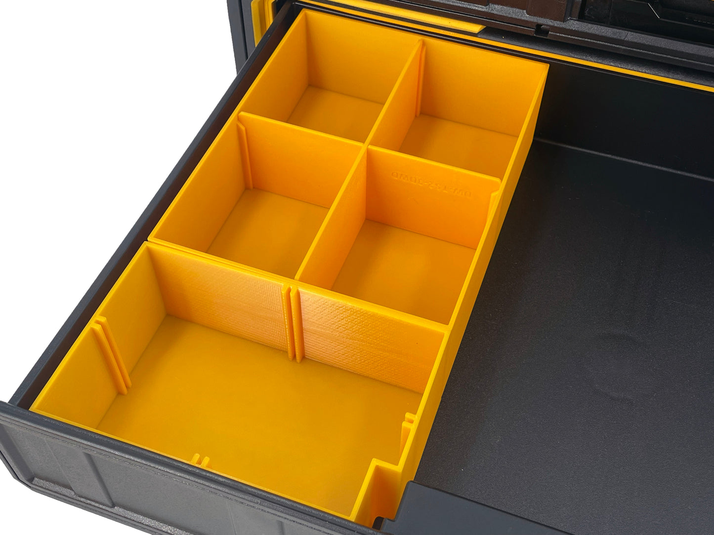 Dewalt ToughSystem 2.0 3-Drawer Tool Box Compatible Medium Nesting Bin Sets - Yellow