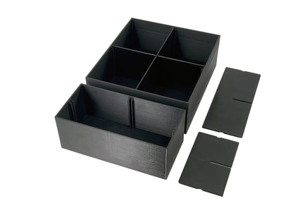 Dewalt ToughSystem 2.0 3-Drawer Tool Box Compatible Medium Nesting Bin Sets - Black