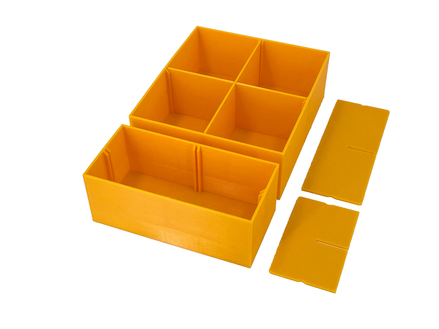 Dewalt ToughSystem 2.0 3-Drawer Tool Box Compatible Medium Nesting Bin Sets - Yellow