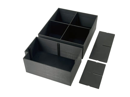 Dewalt ToughSystem 2.0 3-Drawer Tool Box Compatible Medium Nesting Bin Sets - Black