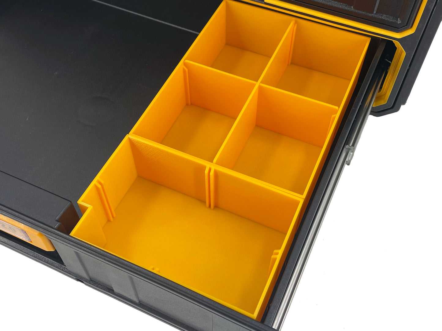 Dewalt ToughSystem 2.0 3-Drawer Tool Box Compatible Medium Nesting Bin Sets - Yellow