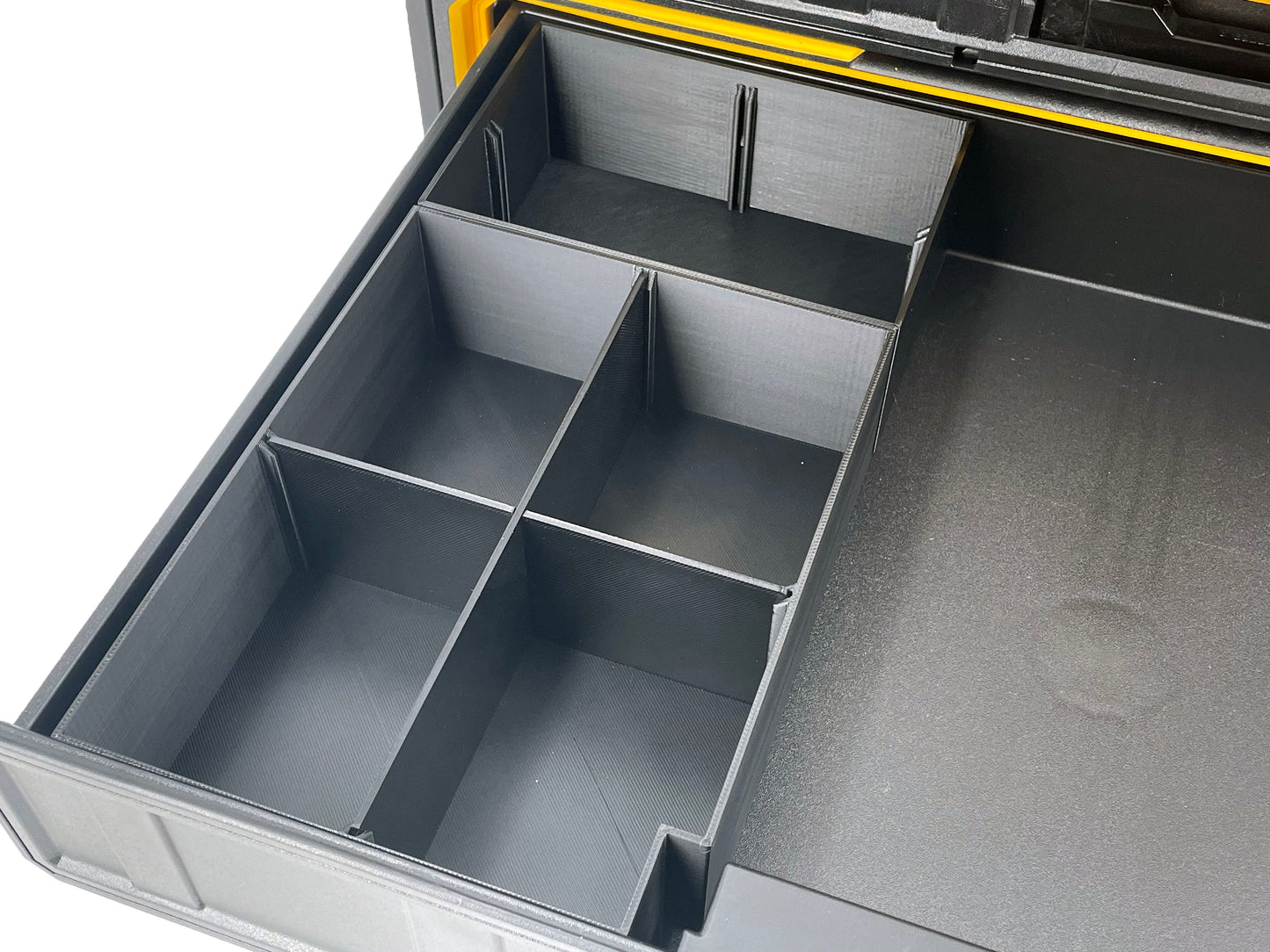 Dewalt ToughSystem 2.0 3-Drawer Tool Box Compatible Medium Nesting Bin Sets - Black