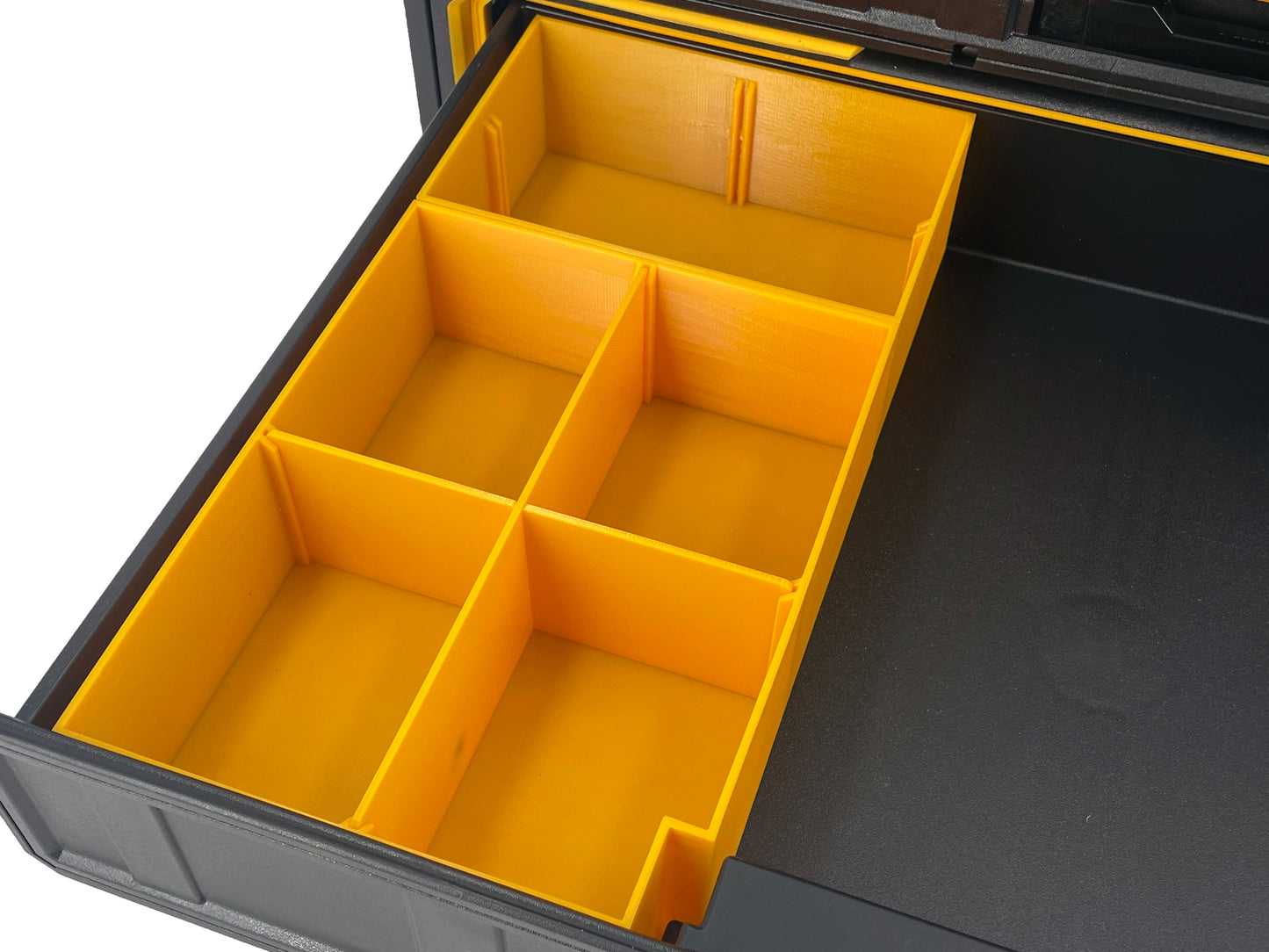 Dewalt ToughSystem 2.0 3-Drawer Tool Box Compatible Medium Nesting Bin Sets - Yellow