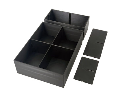 Dewalt ToughSystem 2.0 3-Drawer Tool Box Compatible Medium Nesting Bin Sets - Black