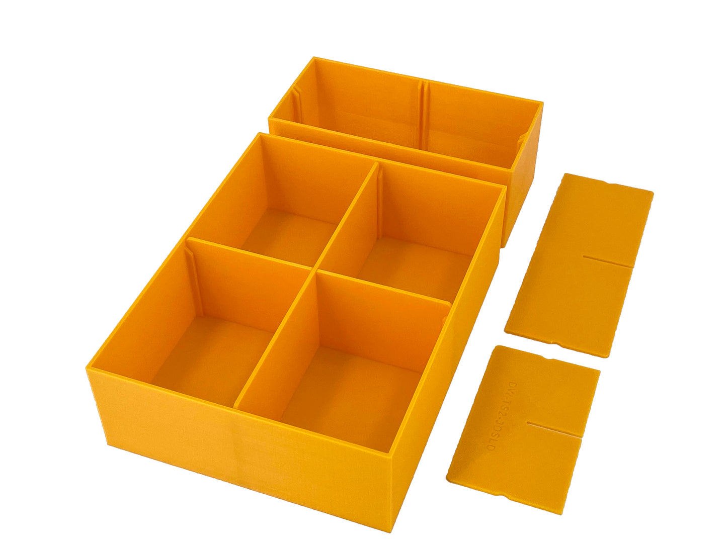 Dewalt ToughSystem 2.0 3-Drawer Tool Box Compatible Medium Nesting Bin Sets - Yellow