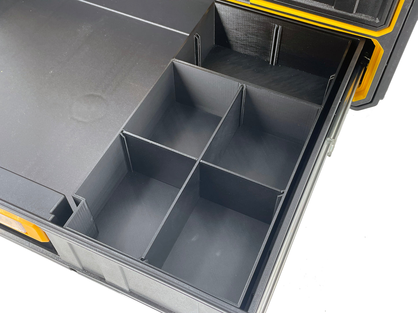 Dewalt ToughSystem 2.0 3-Drawer Tool Box Compatible Medium Nesting Bin Sets - Black