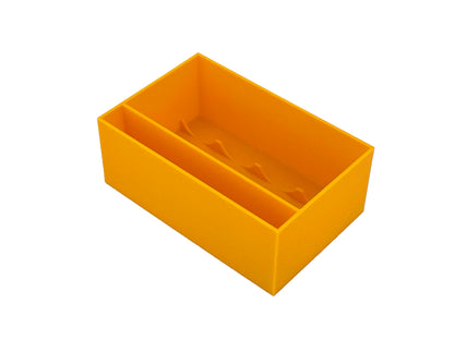 Dewalt ToughSystem 2.0 3 Drawer Tool Box Case Compatible Small AA AAA C D 9V Bin - Yellow