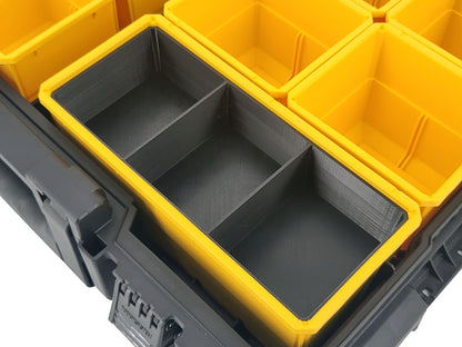 DeWalt ToughSystem 2.0 Full-Size Organizer Compatible Large Nesting Bin - Black