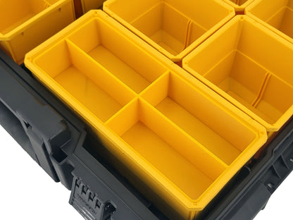 DeWalt ToughSystem 2.0 Full-Size Organizer Compatible Large Nesting Bin - Black