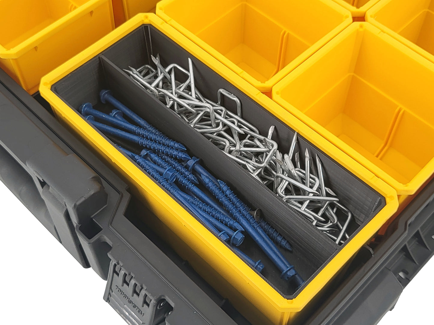 DeWalt ToughSystem 2.0 Full-Size Organizer Compatible Large Nesting Bin - Black