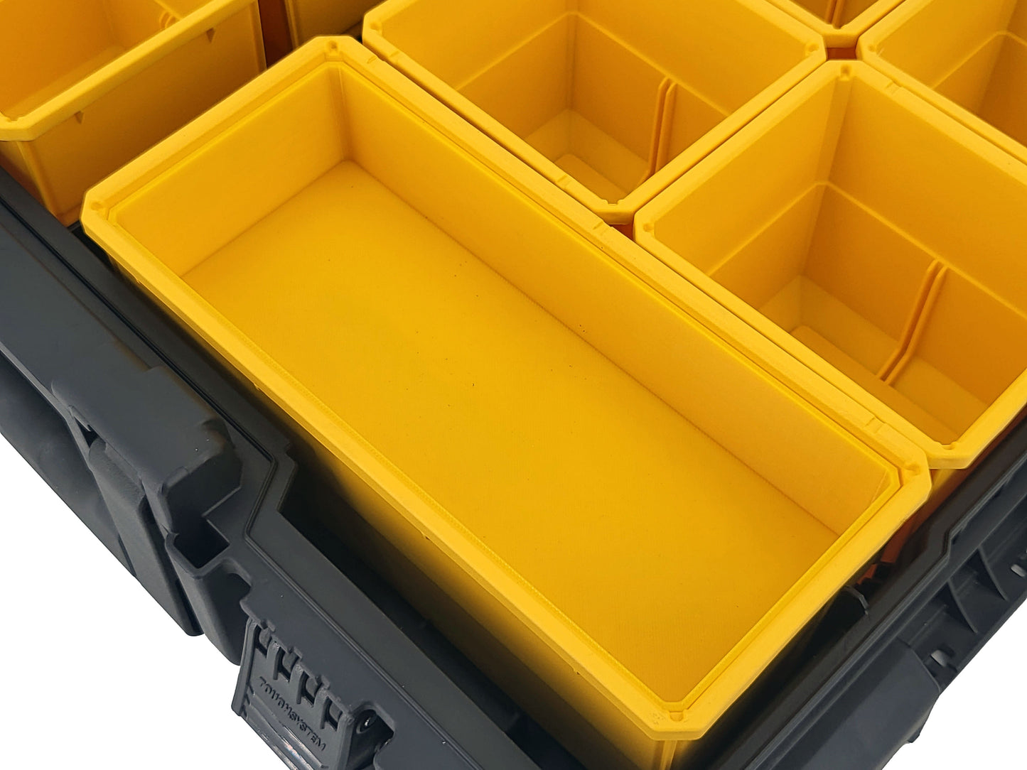 DeWalt ToughSystem 2.0 Full-Size Organizer Compatible Large Nesting Bin - Yellow