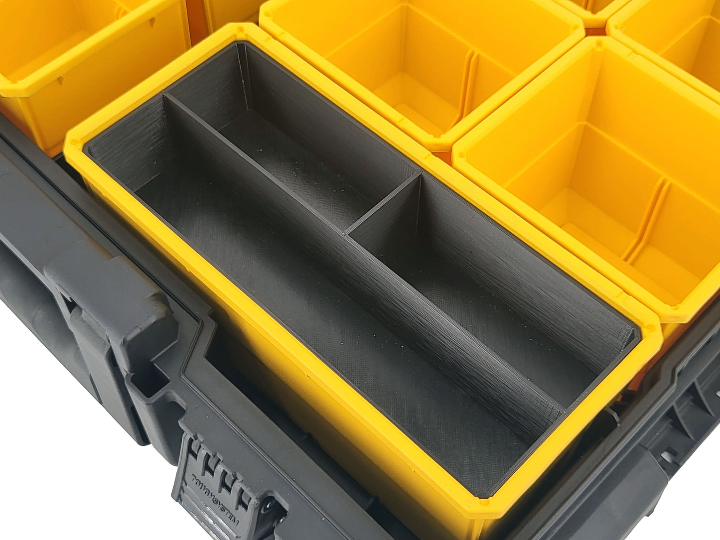 DeWalt ToughSystem 2.0 Full-Size Organizer Compatible Large Nesting Bin - Black