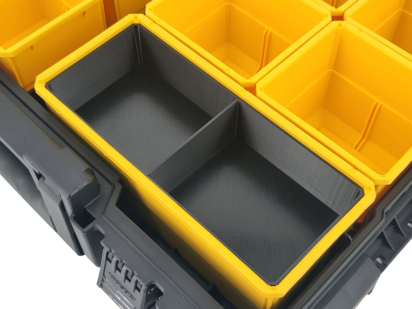 DeWalt ToughSystem 2.0 Full-Size Organizer Compatible Large Nesting Bin - Black