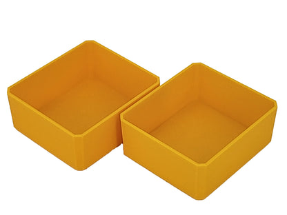 DeWalt ToughSystem 2.0 Full-Size Organizer Compatible Small Nesting Bins - Yellow