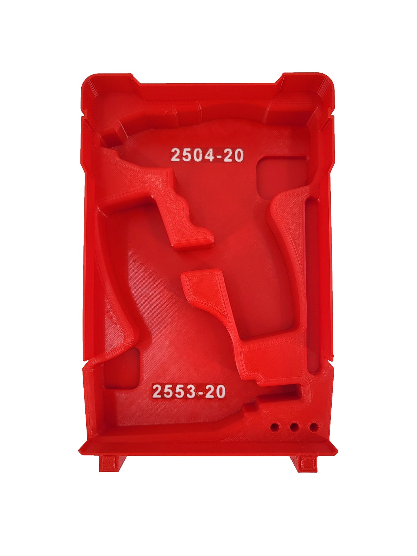 Milwaukee Packout Compact Organizer Compatible M12 Driver Tool Tray Insert Set - Red