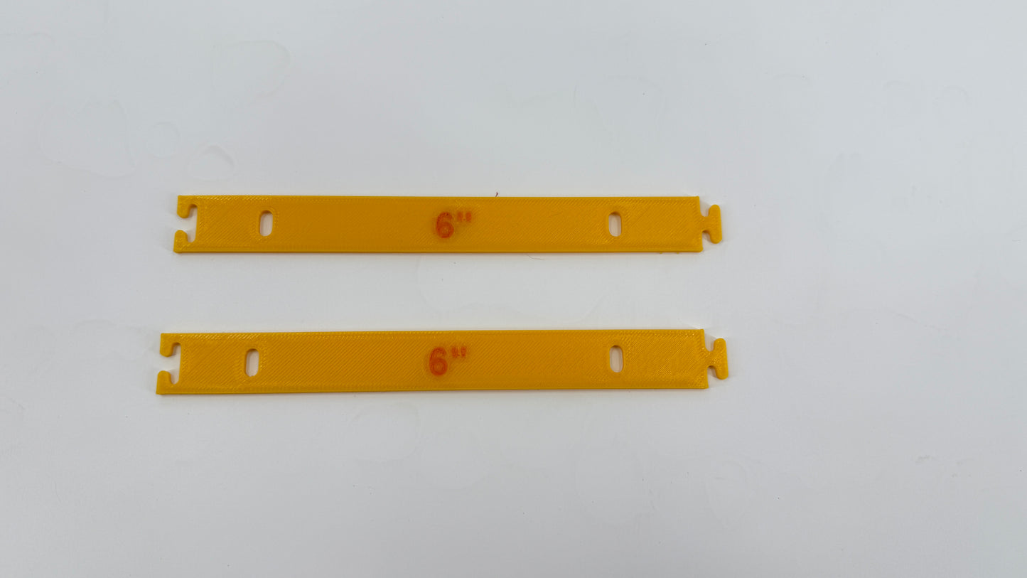 Customizable HO Flex Track Straight Guide