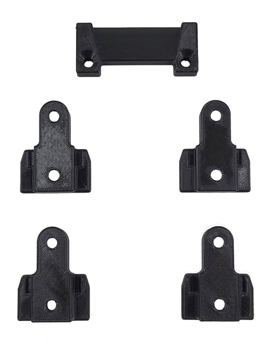 Milwaukee Packout Compatible Wall Mounts - Black