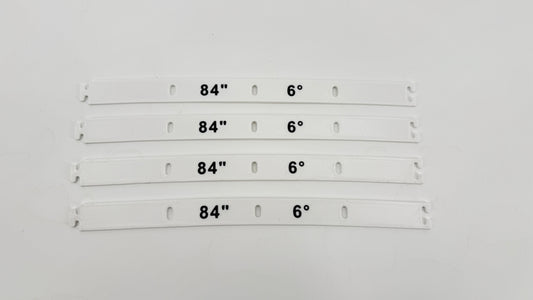 Customizable HO Railroad Flex Track Radius Guide