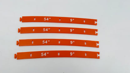 Customizable HO Railroad Flex Track Radius Guide