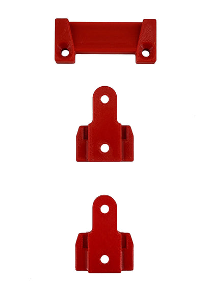 Milwaukee Packout Compatible Wall Mounts - Red