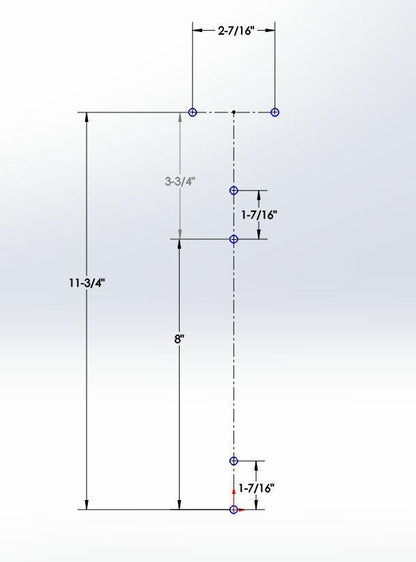 Milwaukee Packout Compatible Wall Mounts - Red