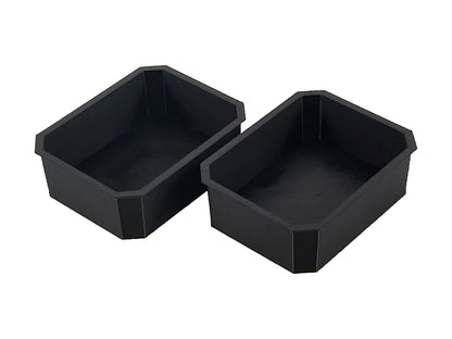 Husky Build-Out Deep Organizer Compatible Small Nesting Bins - Black