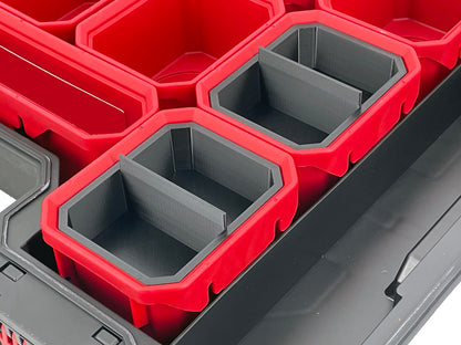 Husky Build-Out Deep Organizer Compatible Small Nesting Bins - Black