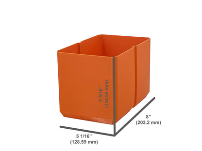 Klein Tools MODbox Two Drawer Toolbox Compatible Medium Nesting Bin - Orange