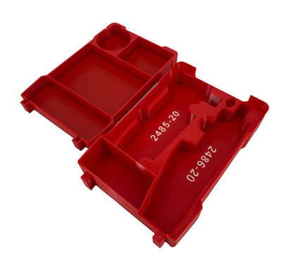 Milwaukee Packout Compact Organizer Compatible M12 Die Grinder Tool Tray Insert Set