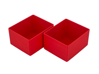 Milwaukee Packout Multi-Depth 3-Drawer (Upper) Tool Box Compatible Small Nesting Bins - Red