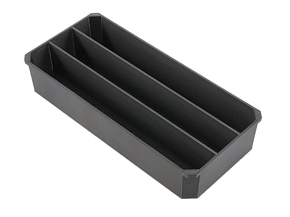 Milwaukee Jobsite Organizer Compatible 3rd Height Long Nesting Bins - Black