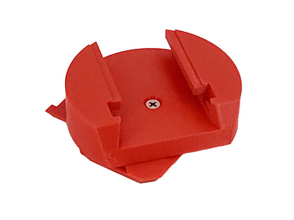 Milwaukee Packout Compatible M18 Battery Locking Mount Holder - Red