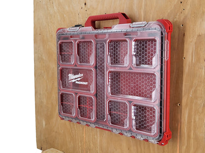 Milwaukee Packout Compatible Wall Mounts - Red