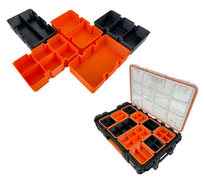 Ridgid Pro Organizer Compatible Large Nesting Bin - Orange