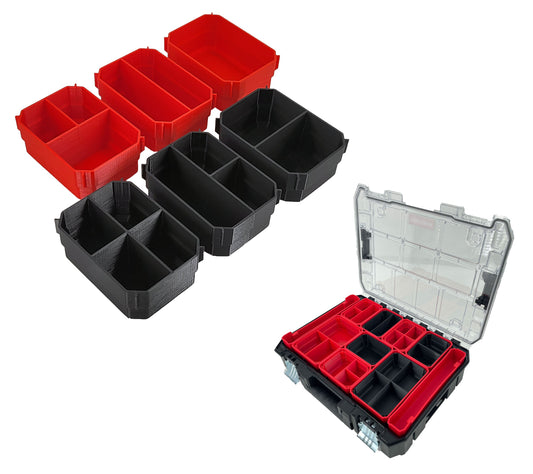 Craftsman VERSASTACK Organizer Compatible Small Nesting Bins - Red