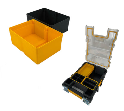 DeWalt Mid-Size Pro Organizer Compatible Extra Large Width Replacement Bin Cup - Black