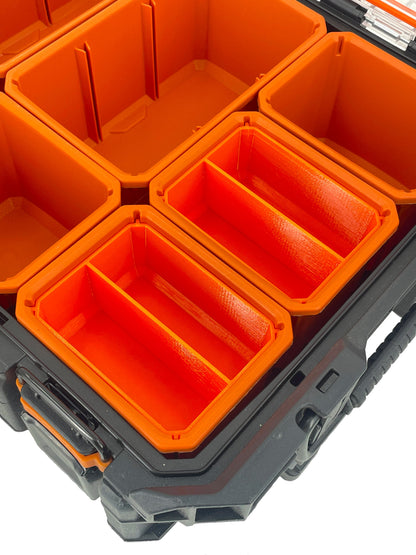 Ridgid Pro Organizer Compatible Small Nesting Bins - Orange