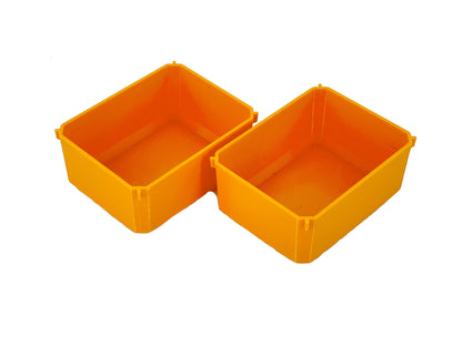 Ridgid Pro Organizer Compatible Small Nesting Bins - Orange