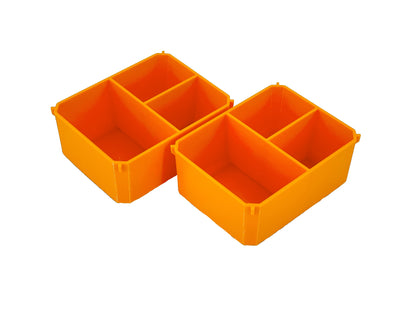 Ridgid Pro Organizer Compatible Small Nesting Bins - Orange