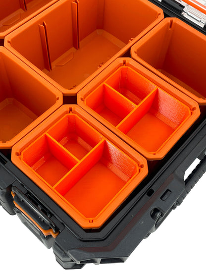 Ridgid Pro Organizer Compatible Small Nesting Bins - Orange